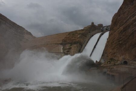 رهاسازی آب از سد مارون بهبهان