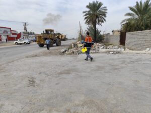 IMG 20250311 WA0065 تخریب ساخت و سازهای غیرمجاز جاده منصوریه