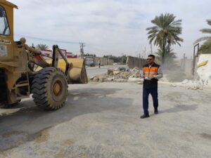 IMG 20250311 WA0067 تخریب ساخت و سازهای غیرمجاز جاده منصوریه