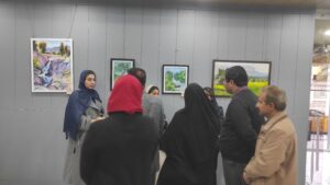 IMG ۲۰۲۵۰۳۰۲ ۱۷۳۲۰۱ نمایشگاه آثار برگزیده جشنواره کُنار بهبهان+عکس