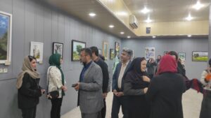 IMG ۲۰۲۵۰۳۰۲ ۱۷۳۴۴۲ نمایشگاه آثار برگزیده جشنواره کُنار بهبهان+عکس