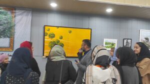 IMG ۲۰۲۵۰۳۰۲ ۱۷۴۲۱۶ نمایشگاه آثار برگزیده جشنواره کُنار بهبهان+عکس