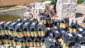 IMG 20250401 WA0092 کشف ۹.۵ تن مواد غذایی غیرقابل استفاده و فاسد در بهبهان