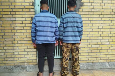 دستبند پلیس بر دستان ضاربین پاکبان