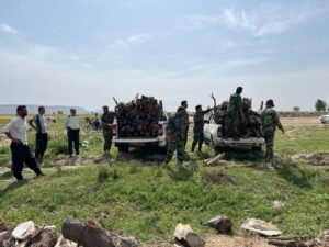 IMG 20250406 WA0126 سوداگران چوب در چنگال یگان حفاظت بهبهان