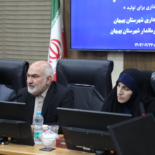 تکریم و معارفه فرماندار بهبهان با حضور استاندار خوزستان