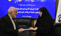 عکس| خانم روحی پور فرماندار شد/ موسوی از بهبهان رفت