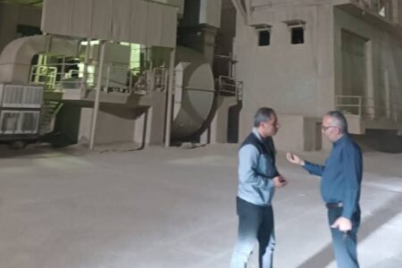 پایش زیست محیطی و نظارت شبانه بر عملکرد شرکت سیمان بهبهان