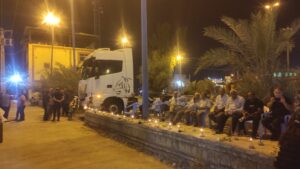 IMG ۲۰۲۵۰۵۰۱ ۲۰۴۳۱۶ رانندگان بهبهانی در سوگ فاجعه بندرعباس