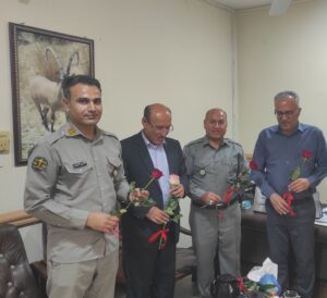 IMG ۲۰۲۵۰۵۱۰ ۲۲۱۹۰۲ تجلیل از محیط‌بانان بهبهان به مناسبت میلاد امام رضا(ع)