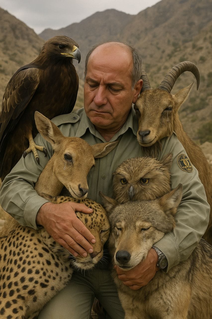 IMG 20250604 WA0093 هدایت‌اله دیده‌بان؛ پاسداری که برای همیشه در قلب طبیعت خواهد تپید