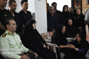 InShot ۲۰۲۵۰۶۰۴ ۱۶۲۳۳۰۱۹۴ عکس | دیدار فرمانده یگان حفاظت محیط‌زیست کشور با خانواده شهید دیده‌بان