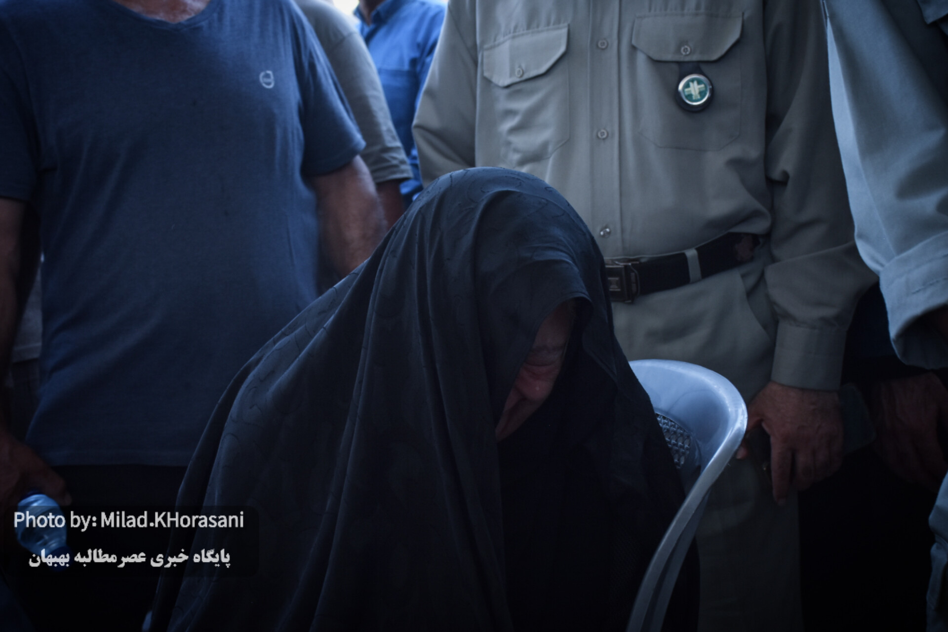 InShot ۲۰۲۵۰۶۰۶ ۱۳۰۳۴۳۶۶۰ عکس| مراسم تشیع پیکر شهید هدایت‌اله دیده‌بان در بهبهان