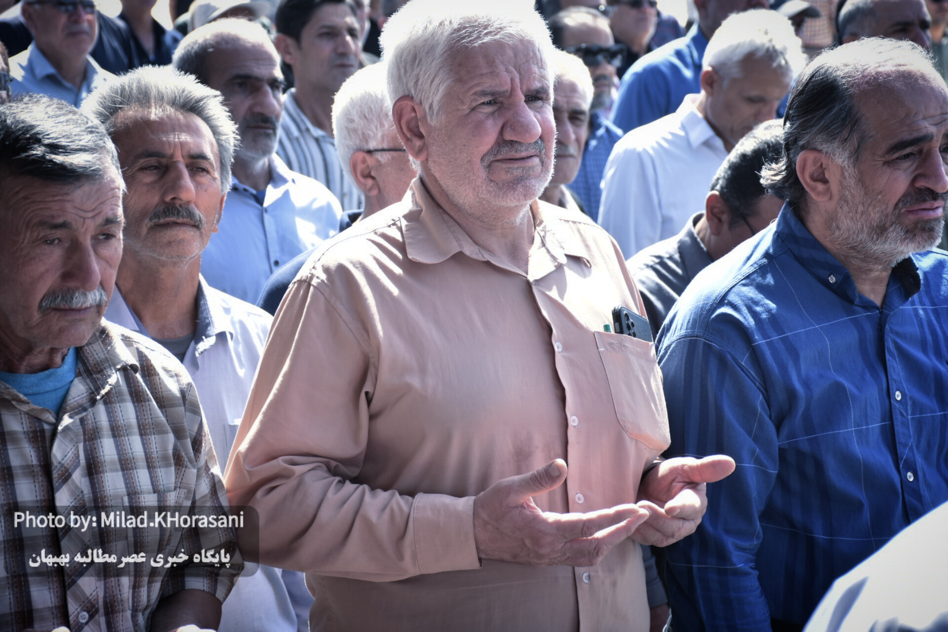 InShot ۲۰۲۵۰۶۰۶ ۱۳۱۲۵۲۸۳۶ عکس| مراسم تشیع پیکر شهید هدایت‌اله دیده‌بان در بهبهان