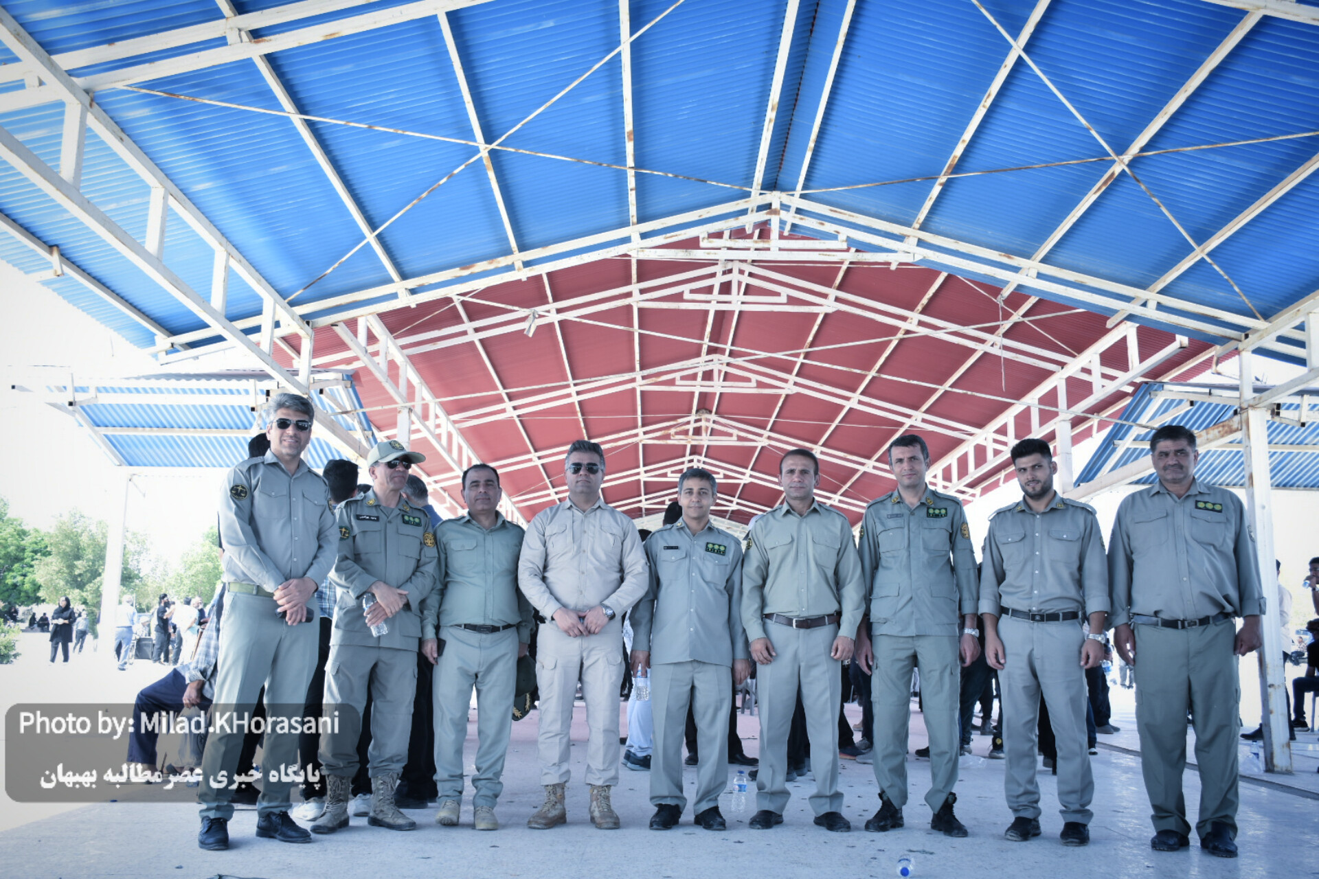 InShot ۲۰۲۵۰۶۰۶ ۱۳۴۱۰۷۸۴۶ عکس| مراسم تشیع پیکر شهید هدایت‌اله دیده‌بان در بهبهان