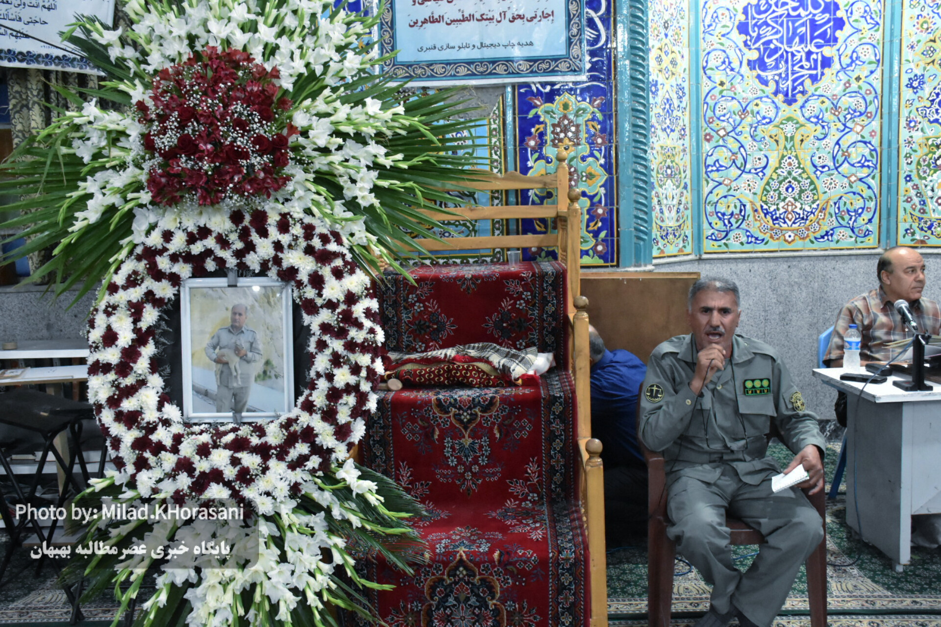 InShot ۲۰۲۵۰۶۰۸ ۰۰۳۰۱۱۴۰۳ عکس| مراسم ترحیم محیط‌بان شهید هدایت‌اله دیده‌بان