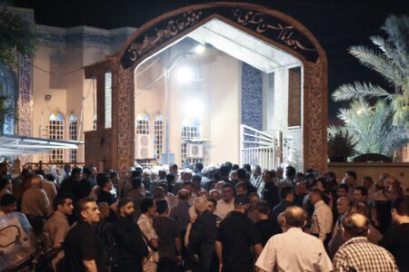 عکس| مراسم ترحیم محیط‌بان شهید هدایت‌اله دیده‌بان