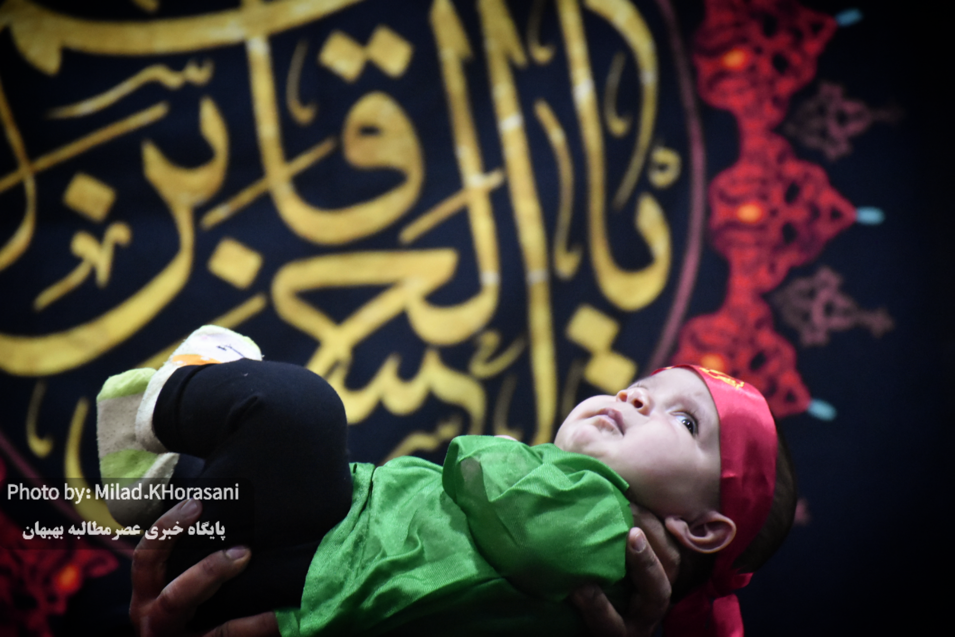 InShot ۲۰۲۵۰۶۲۷ ۱۹۵۲۵۰۹۹۰ عکس| مراسم شیرخوارگان حسینی در بهبهان