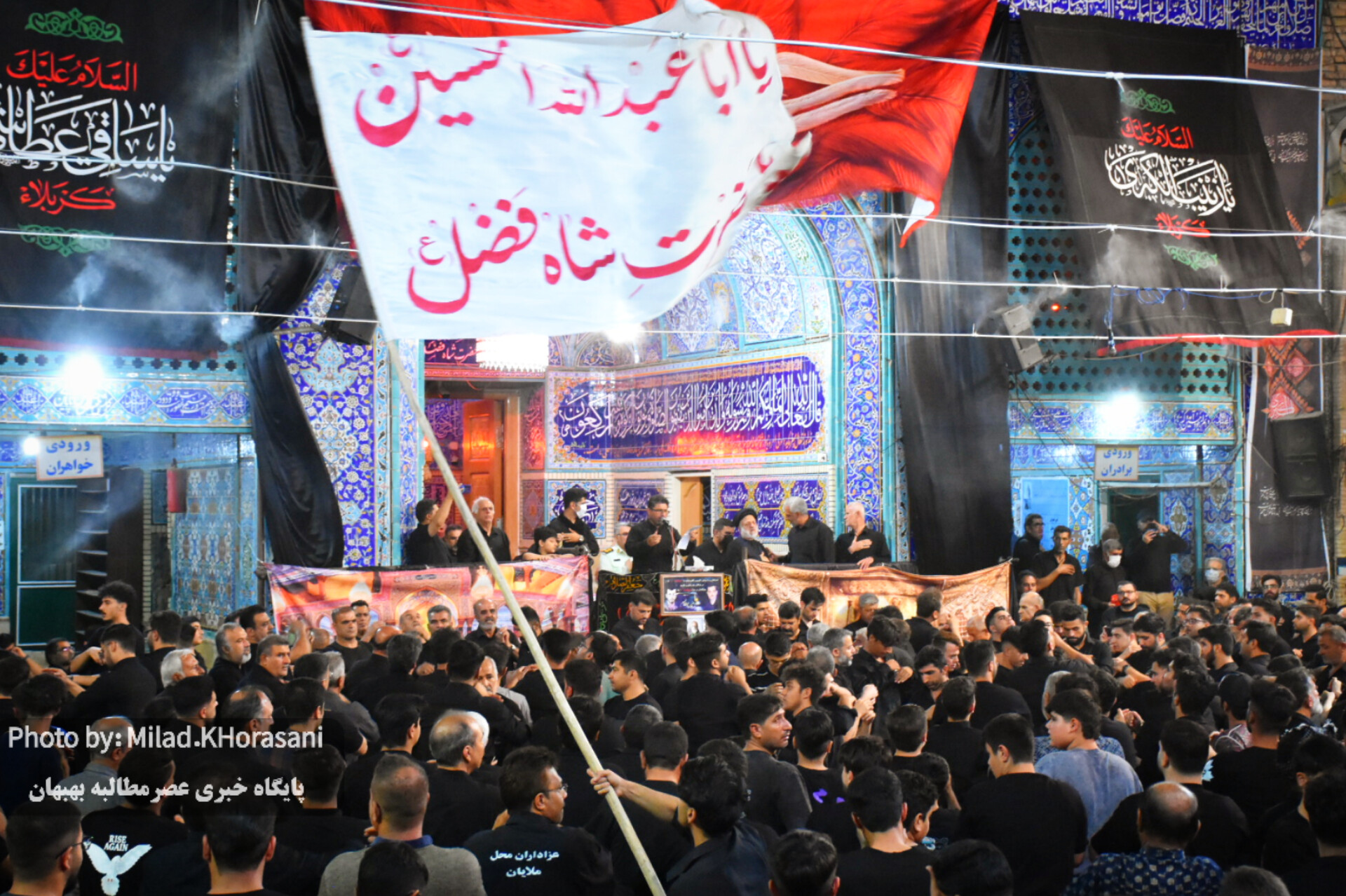 InShot ۲۰۲۵۰۷۰۲ ۱۴۲۶۲۷۸۷۸ عکس| عزاداری سنتی هیئت امامزاده فضل(ع) بهبهان