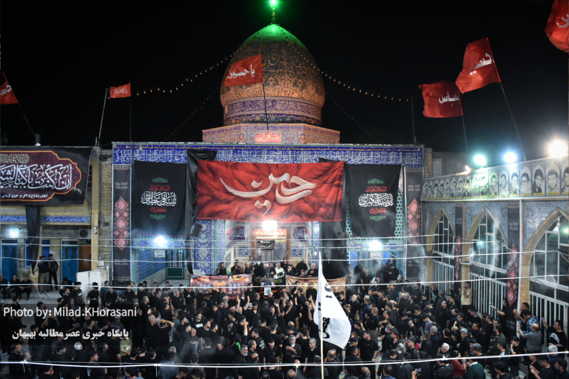 InShot ۲۰۲۵۰۷۰۲ ۱۴۲۷۲۱۰۵۲ عکس| عزاداری سنتی هیئت امامزاده فضل(ع) بهبهان