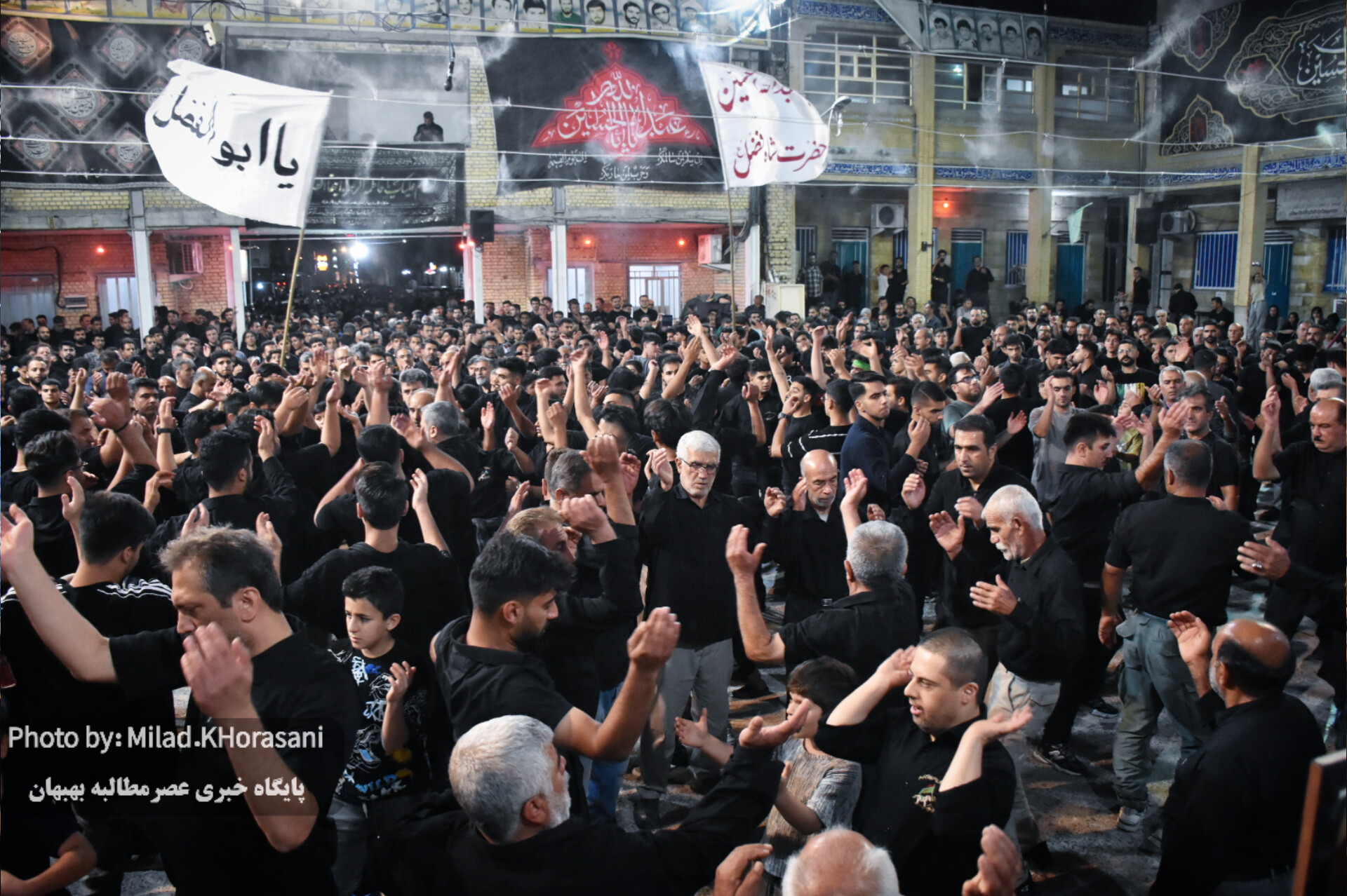 InShot ۲۰۲۵۰۷۰۲ ۱۴۳۰۴۳۷۱۰ عکس| عزاداری سنتی هیئت امامزاده فضل(ع) بهبهان