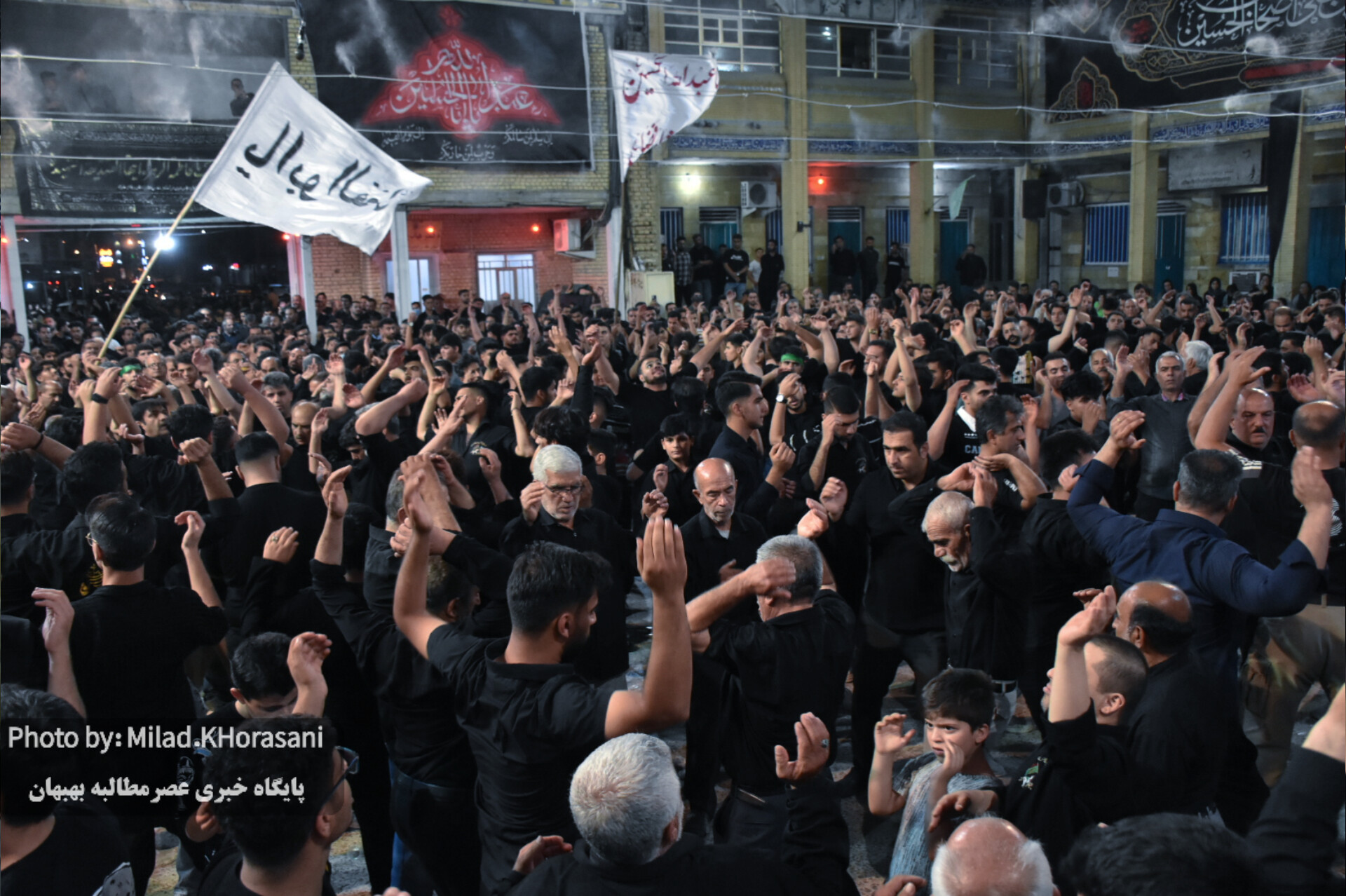InShot ۲۰۲۵۰۷۰۲ ۱۴۳۶۵۰۷۰۳ عکس| عزاداری سنتی هیئت امامزاده فضل(ع) بهبهان
