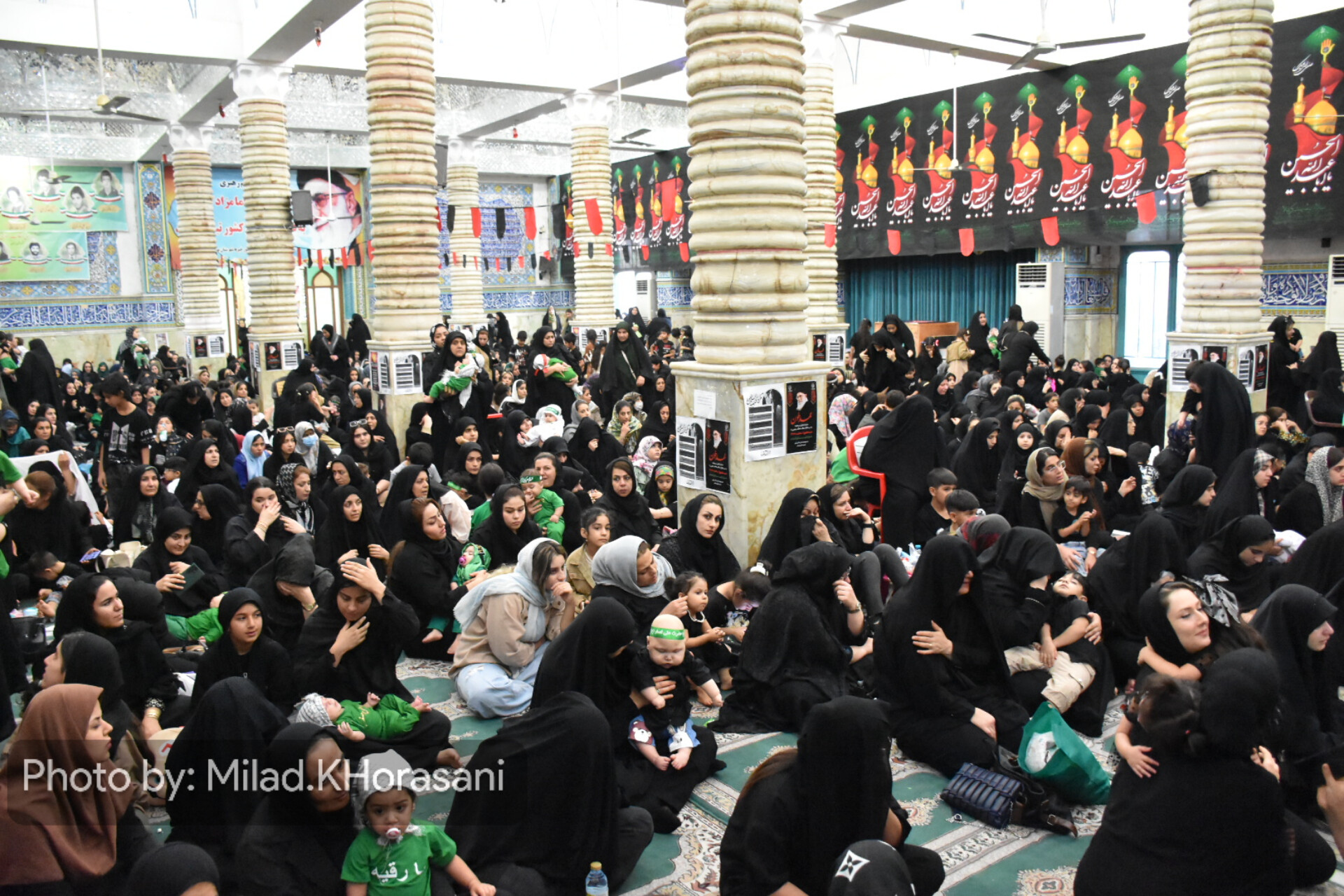 InShot ۲۰۲۵۰۷۰۳ ۲۰۵۸۴۵۹۶۶ عکس| اجتماع شیرخوارگان حسینی در بهبهان