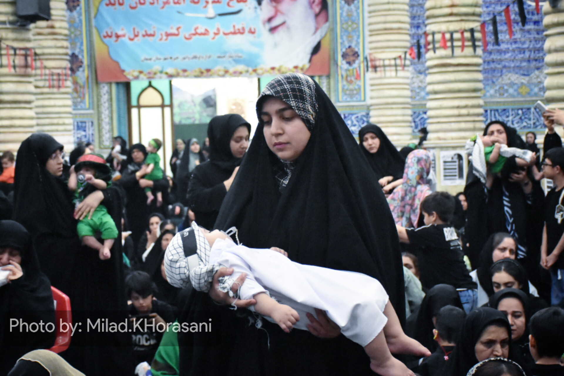 InShot ۲۰۲۵۰۷۰۳ ۲۱۱۴۱۱۲۷۹ عکس| اجتماع شیرخوارگان حسینی در بهبهان