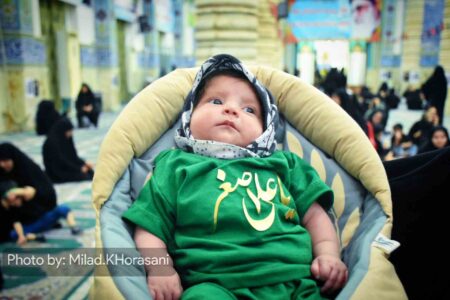 عکس| اجتماع شیرخوارگان حسینی در بهبهان