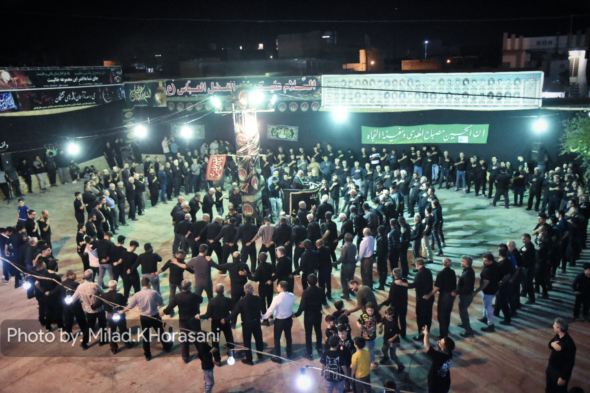 InShot ۲۰۲۵۰۷۰۴ ۱۵۱۷۰۶۸۳۹ عکس| عزاداری شب هشتم محرم در بهبهان