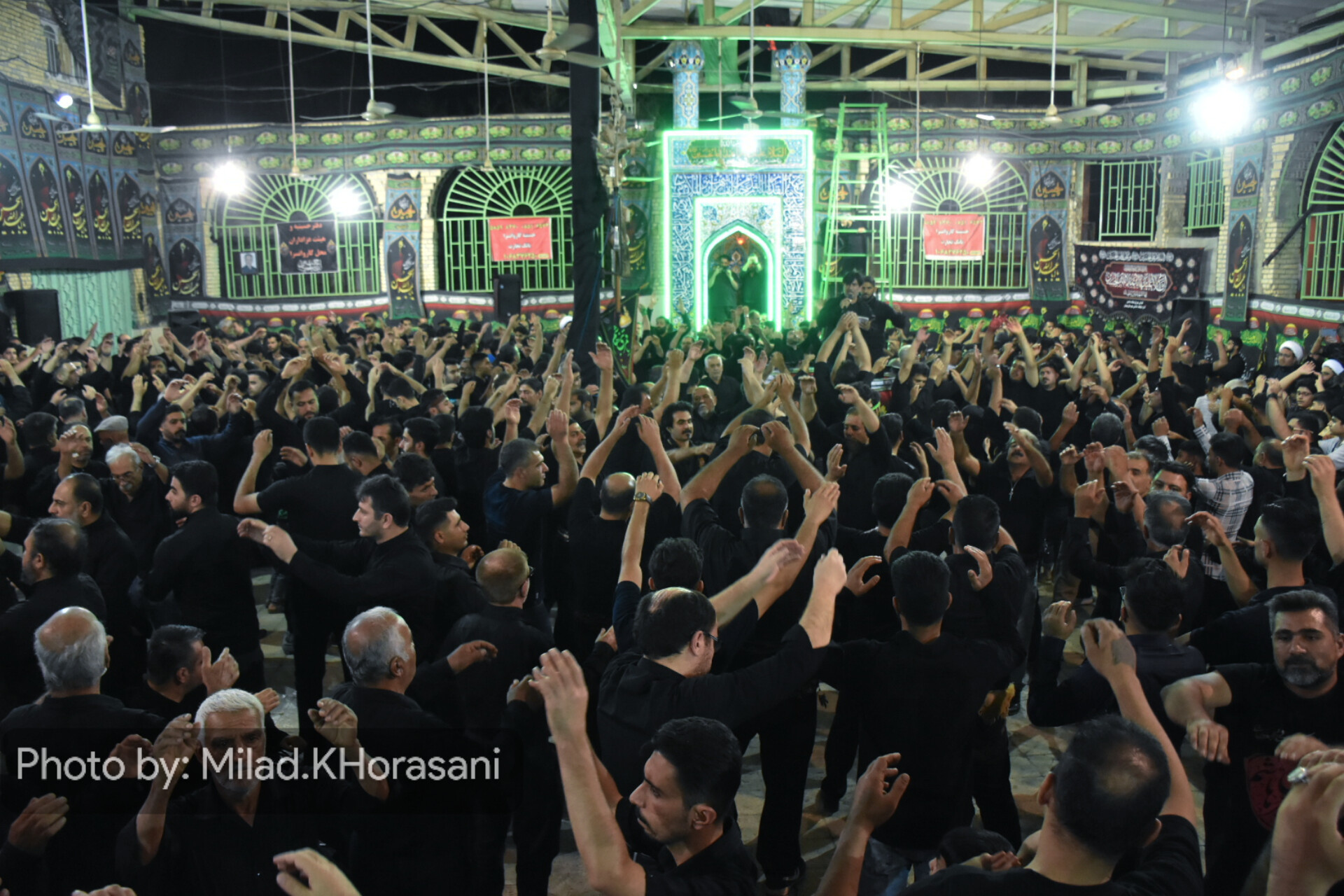 InShot ۲۰۲۵۰۷۰۴ ۱۵۲۴۲۴۹۰۳ عکس| عزاداری شب هشتم محرم در بهبهان