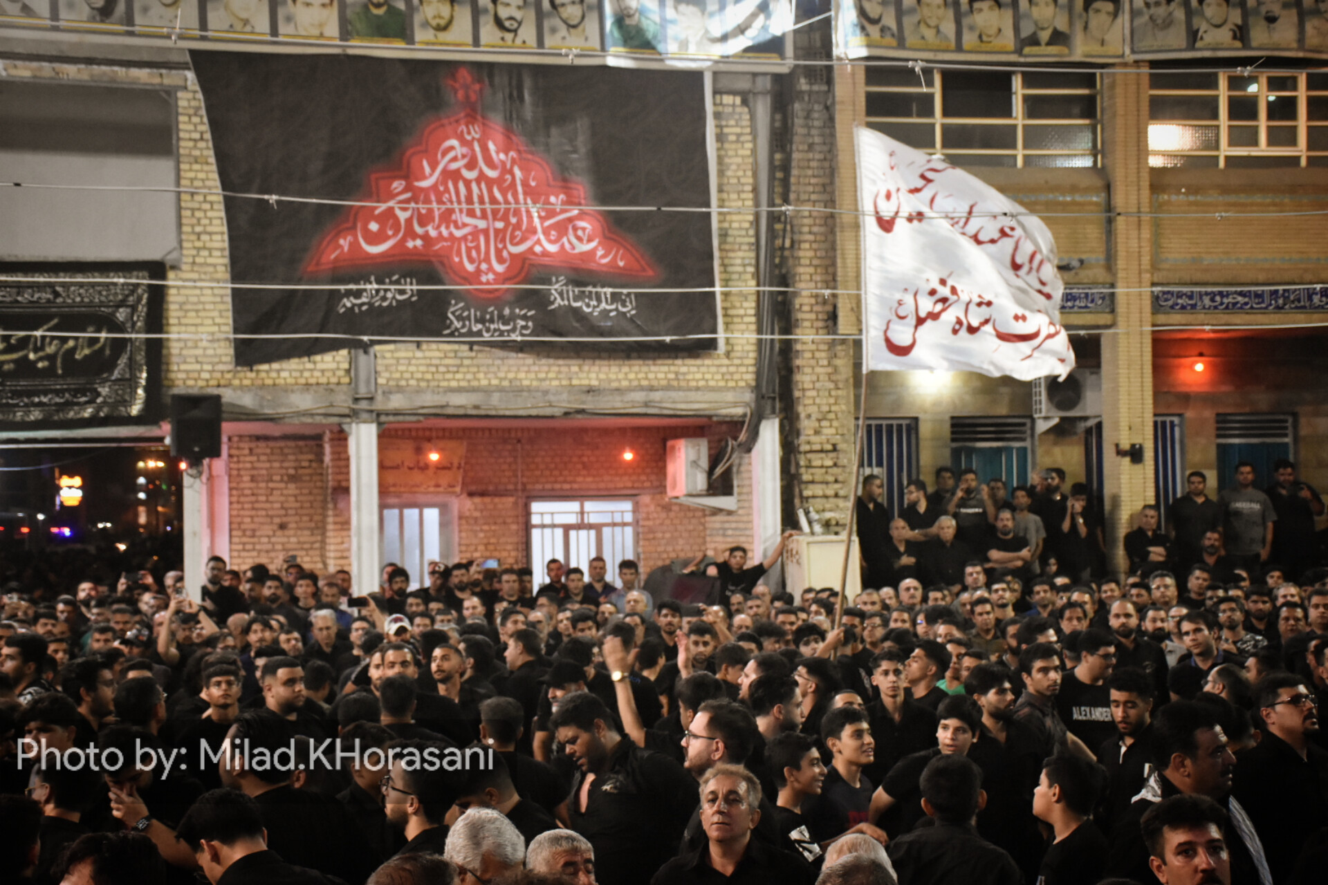 InShot ۲۰۲۵۰۷۰۴ ۱۵۳۵۳۹۱۳۳ 1 عکس| عزاداری شب هشتم محرم در بهبهان