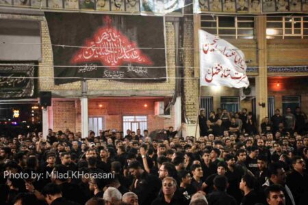 عکس| عزاداری شب هشتم محرم در بهبهان