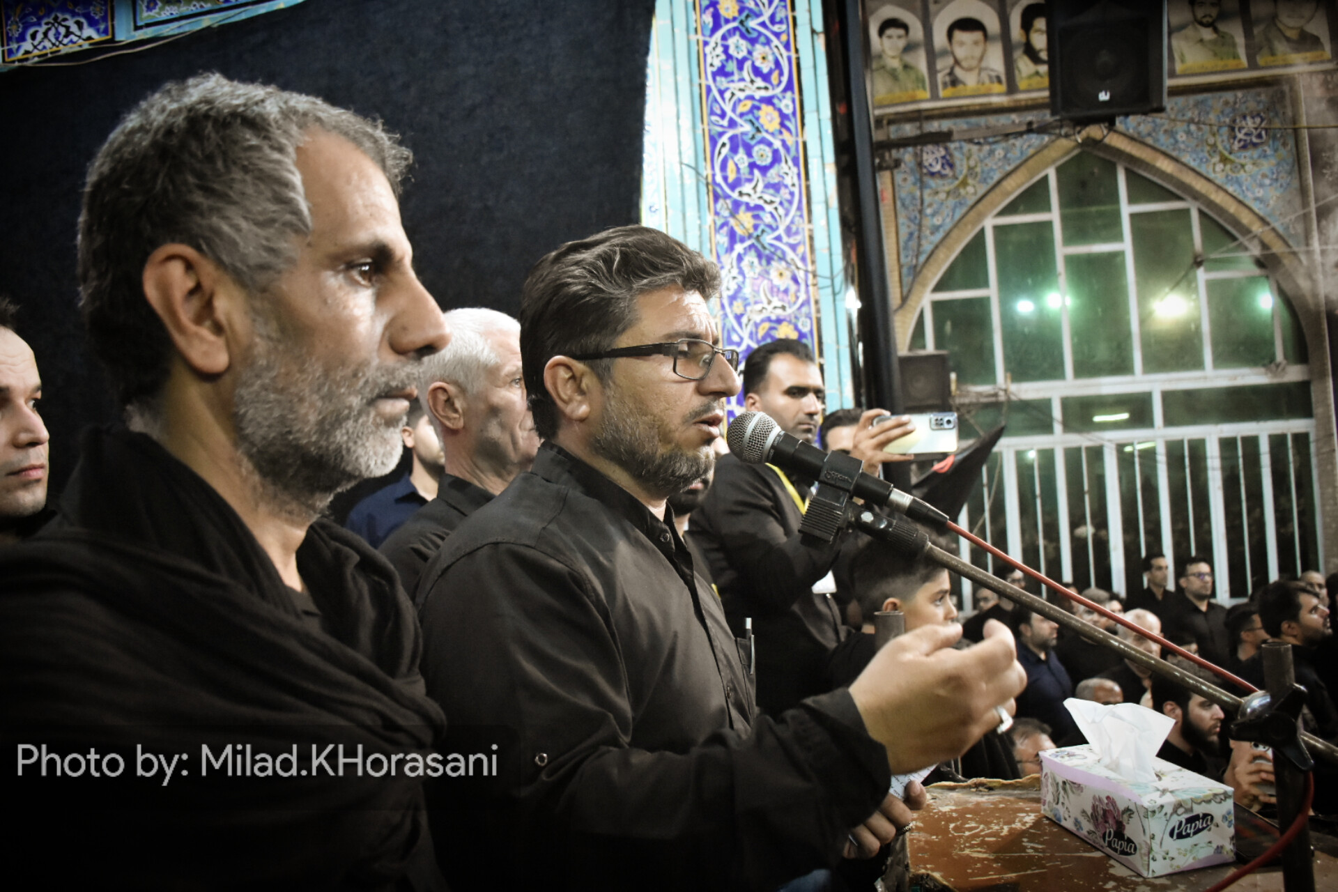 InShot ۲۰۲۵۰۷۰۴ ۱۵۴۰۳۴۹۲۶ عکس| عزاداری شب هشتم محرم در بهبهان