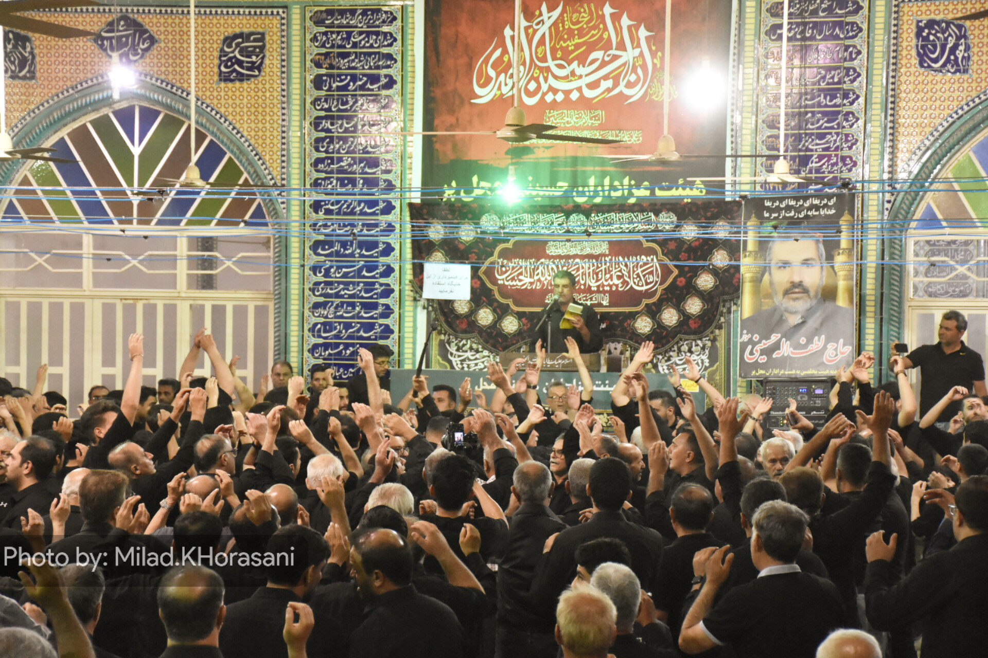 InShot ۲۰۲۵۰۷۰۵ ۱۵۰۰۲۴۶۶۳ عکس| عزاداری شب تاسوعا در بهبهان