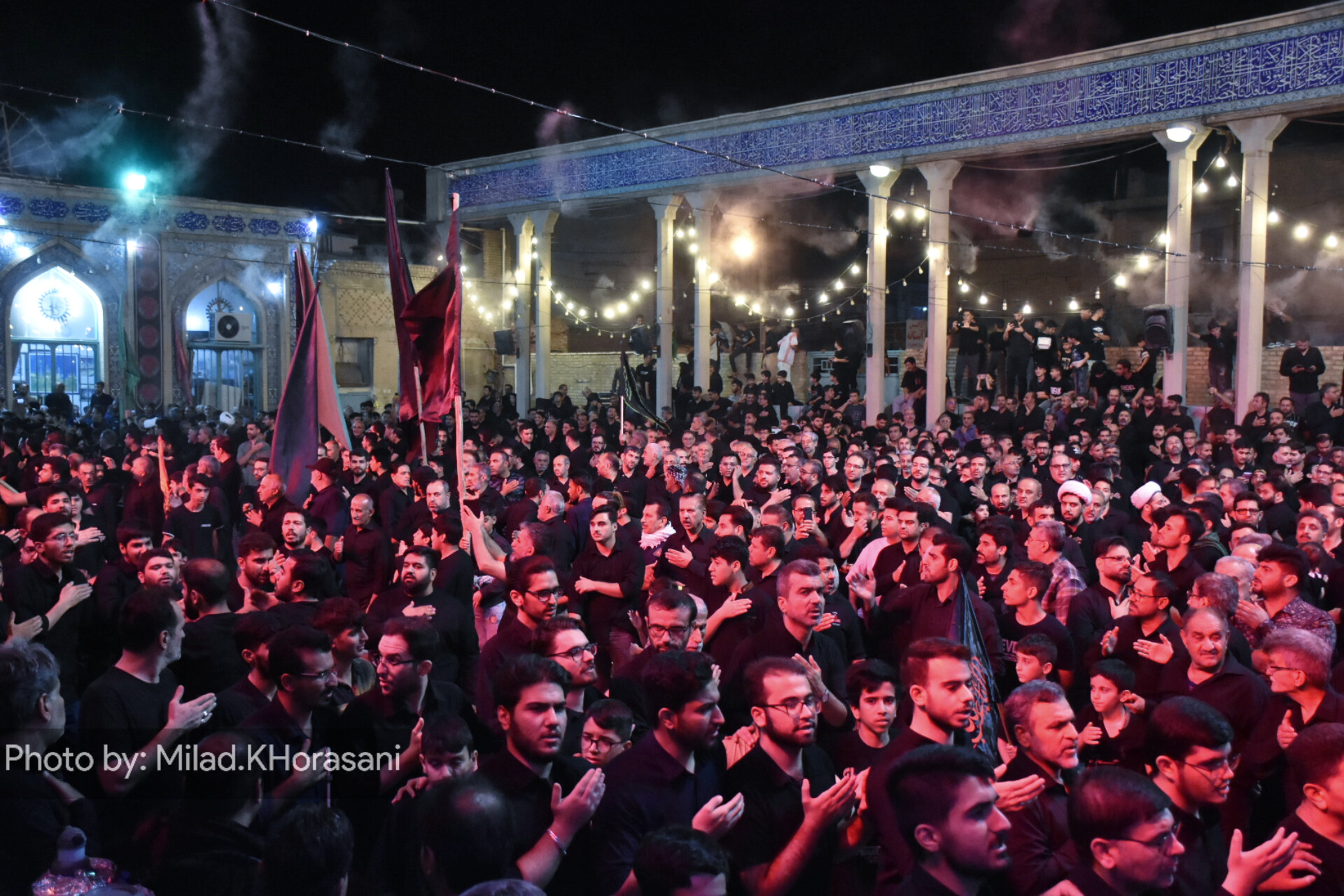 InShot ۲۰۲۵۰۷۰۵ ۱۵۱۴۳۰۱۰۹ عکس| عزاداری شب تاسوعا در بهبهان