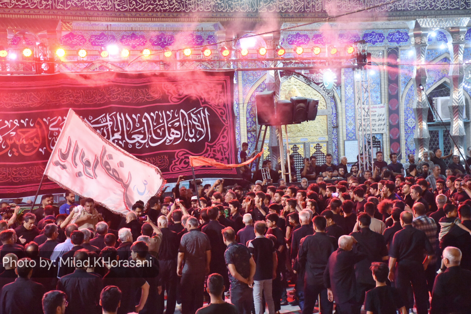 InShot ۲۰۲۵۰۷۰۵ ۱۵۳۰۲۱۲۱۷ عکس| عزاداری شب تاسوعا در بهبهان