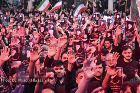 عهد خون عزادارن بهبهانی در شب عاشورا