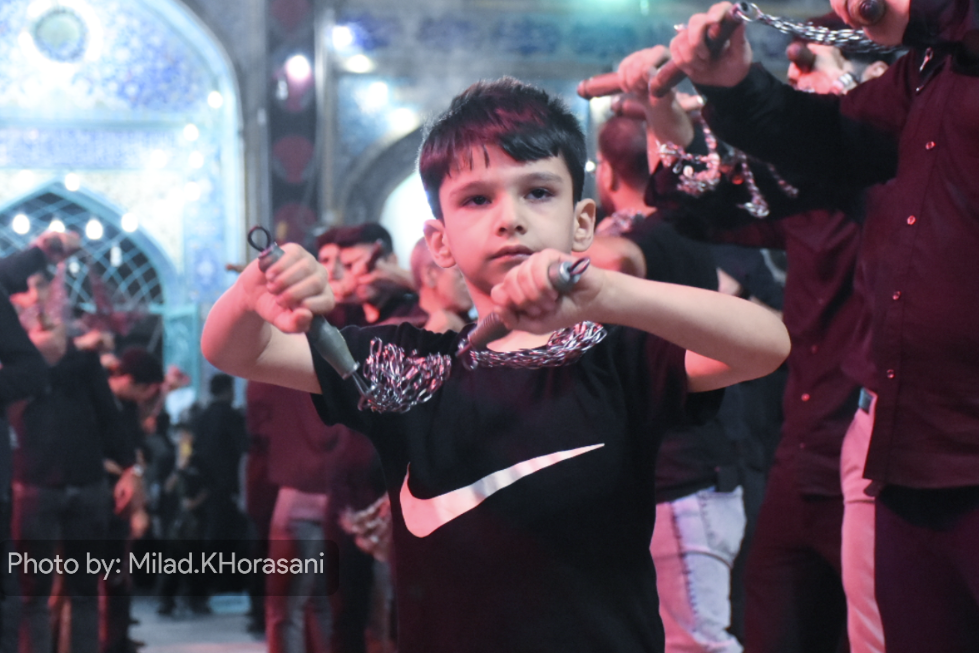 InShot ۲۰۲۵۰۷۰۶ ۱۴۴۱۰۲۷۱۸ عکس| عزاداری شب عاشورای حسینی در بهبهان