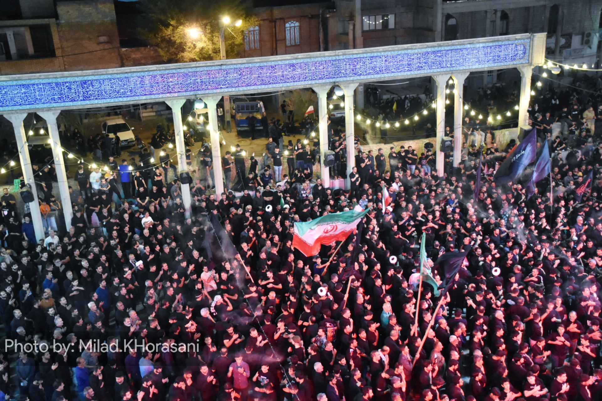 InShot ۲۰۲۵۰۷۰۶ ۱۴۴۴۳۰۶۷۷ عکس| عزاداری شب عاشورای حسینی در بهبهان