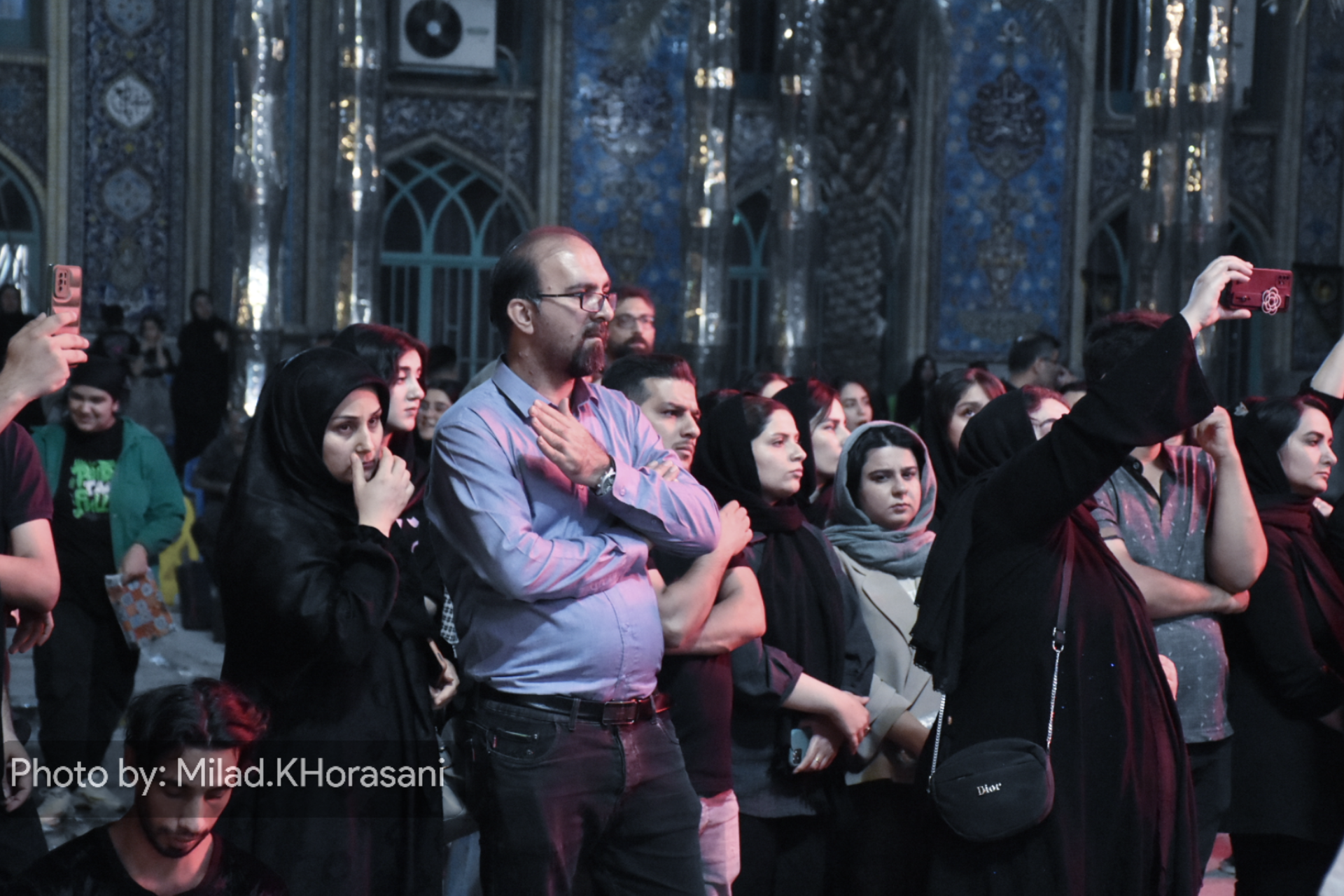 InShot ۲۰۲۵۰۷۰۶ ۱۶۲۱۰۶۰۸۷ عکس| عزاداری شب عاشورای حسینی در بهبهان