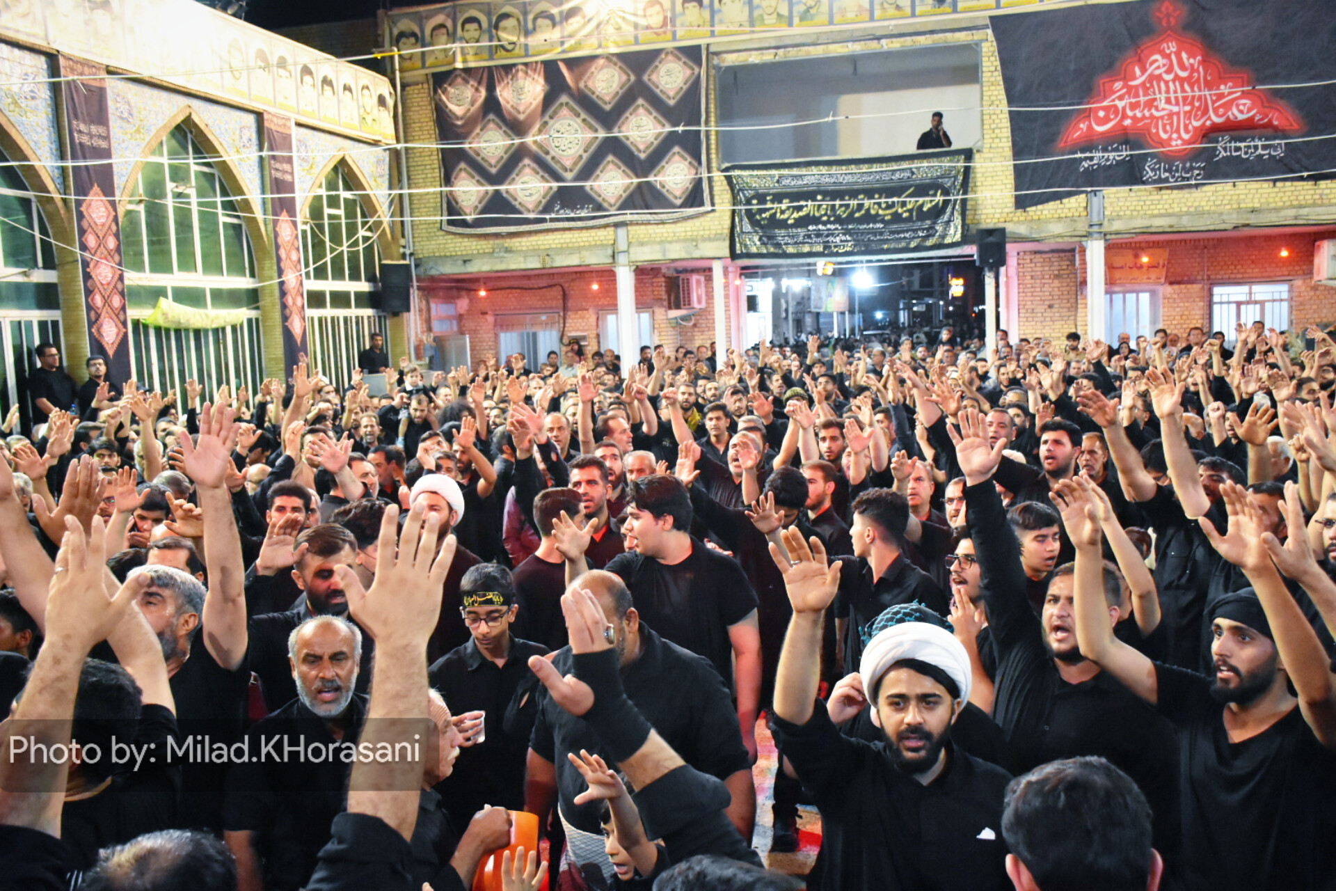 InShot ۲۰۲۵۰۷۰۷ ۰۲۳۱۴۲۴۱۱ عکس| اجتماع‌ شام غریبان در بهبهان