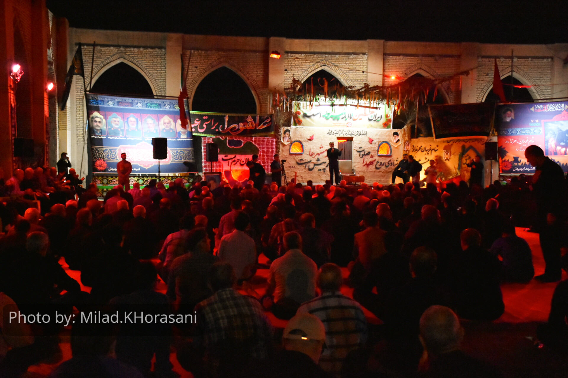 InShot ۲۰۲۵۰۷۰۹ ۰۰۳۴۱۰۰۱۲ عکس| گلزار شهدای بهبهان، میزبان شام غریبان شهدای دشت کربلا