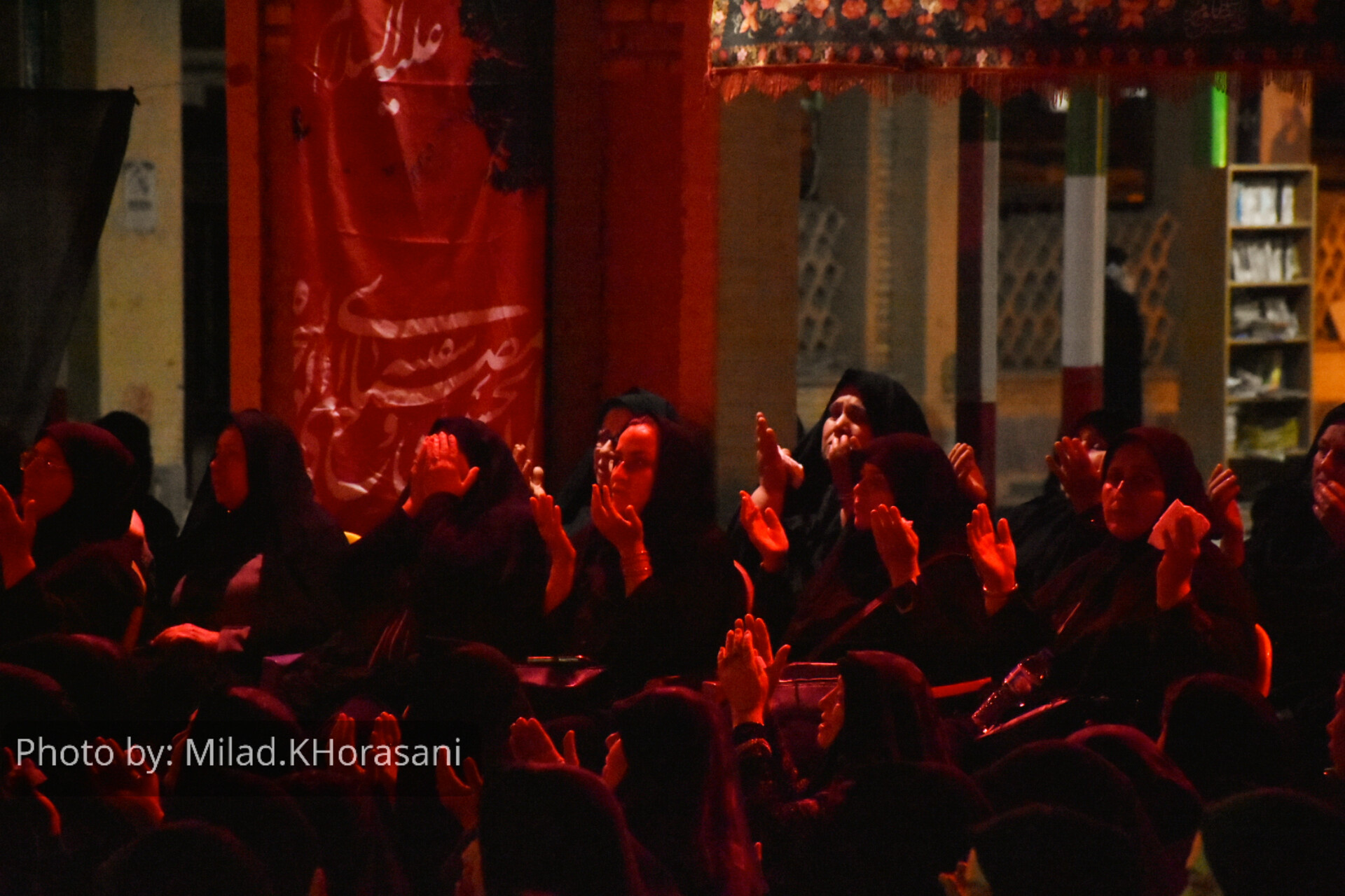 InShot ۲۰۲۵۰۷۰۹ ۰۰۳۵۰۹۳۵۶ عکس| گلزار شهدای بهبهان، میزبان شام غریبان شهدای دشت کربلا