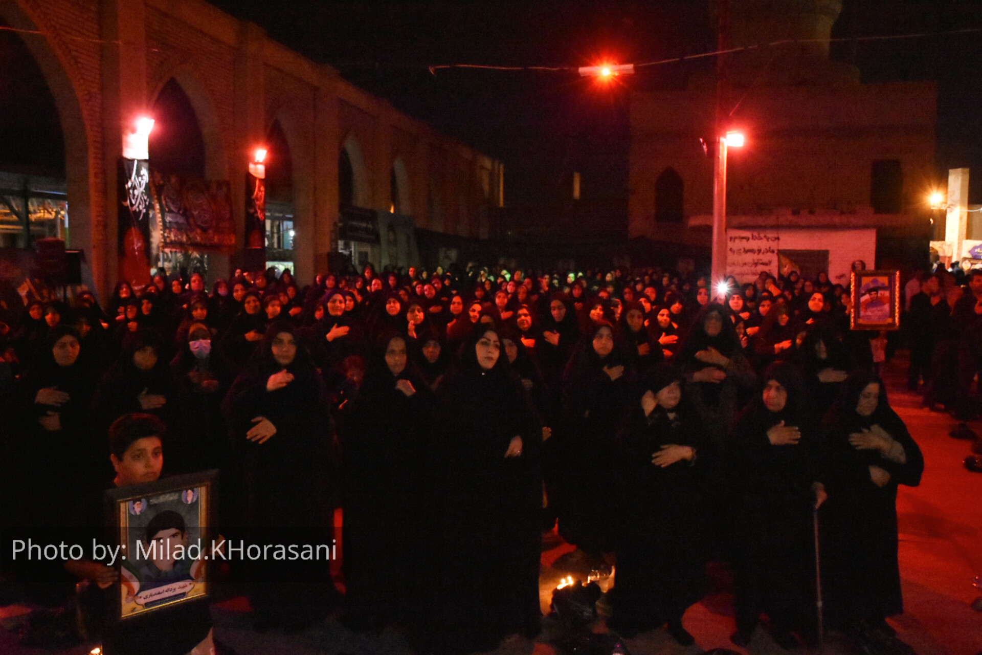 InShot ۲۰۲۵۰۷۰۹ ۰۰۴۲۵۶۵۵۱ عکس| گلزار شهدای بهبهان، میزبان شام غریبان شهدای دشت کربلا