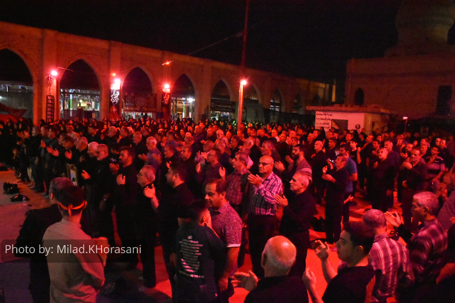 InShot ۲۰۲۵۰۷۰۹ ۰۰۴۷۰۴۰۴۸ عکس| گلزار شهدای بهبهان، میزبان شام غریبان شهدای دشت کربلا