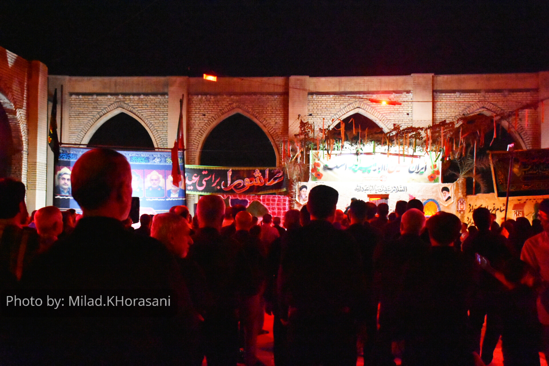 InShot ۲۰۲۵۰۷۰۹ ۰۰۵۷۱۰۹۳۹ عکس| گلزار شهدای بهبهان، میزبان شام غریبان شهدای دشت کربلا