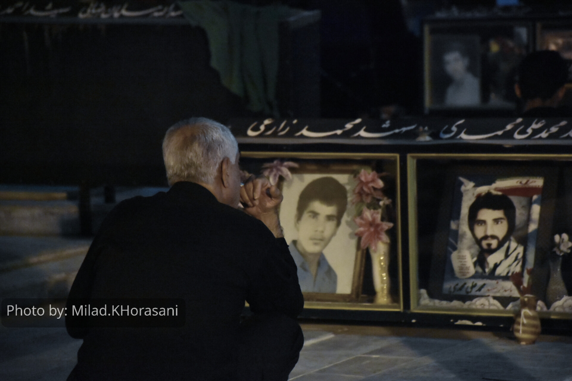 InShot ۲۰۲۵۰۷۰۹ ۰۱۲۴۴۳۵۴۱ عکس| گلزار شهدای بهبهان، میزبان شام غریبان شهدای دشت کربلا