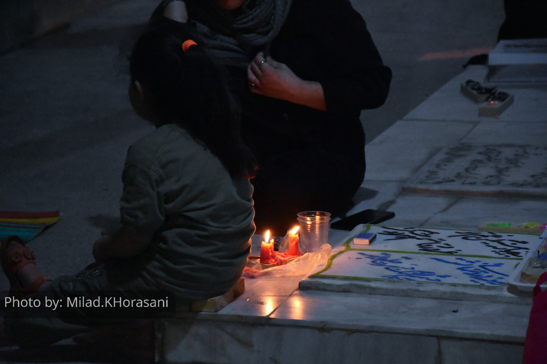 InShot ۲۰۲۵۰۷۰۹ ۰۱۳۷۴۳۲۸۳ عکس| گلزار شهدای بهبهان، میزبان شام غریبان شهدای دشت کربلا