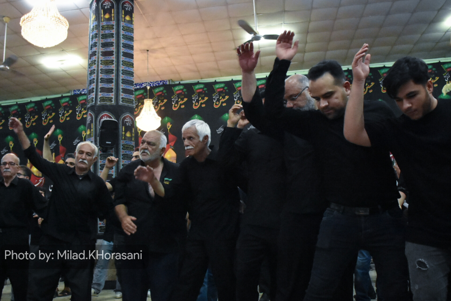 InShot ۲۰۲۵۰۷۱۸ ۰۰۲۶۲۷۷۱۷ عکس| عزاداری سنتی دهه دوم محرم در بهبهان